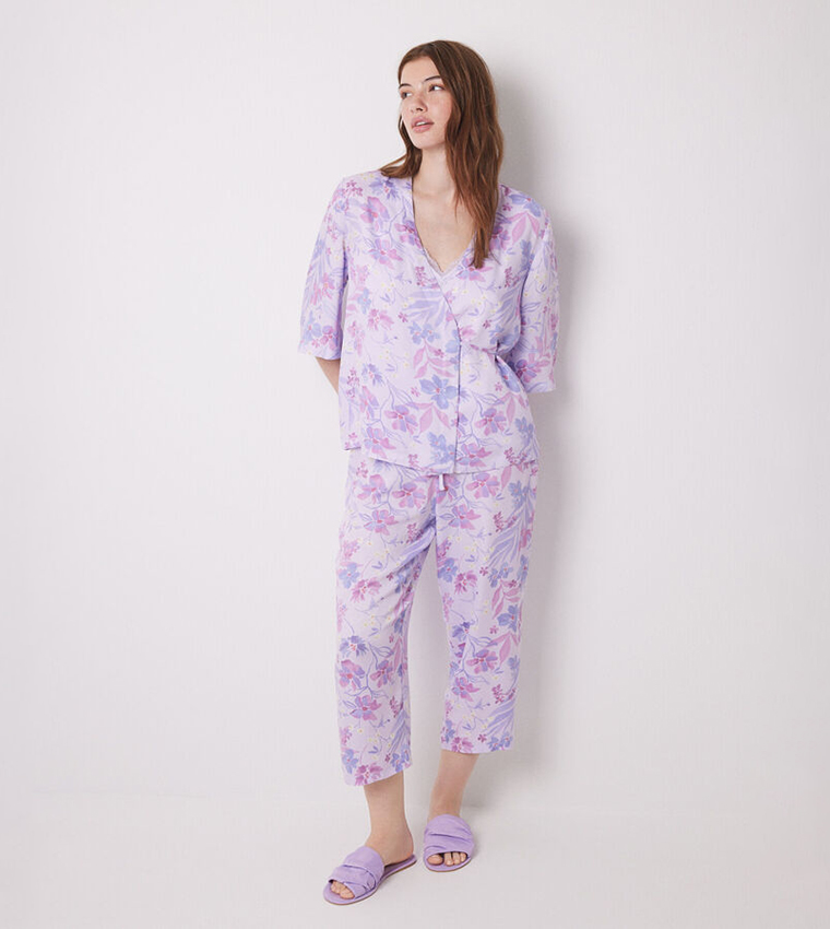 3-Piece Printed Pyjama Set