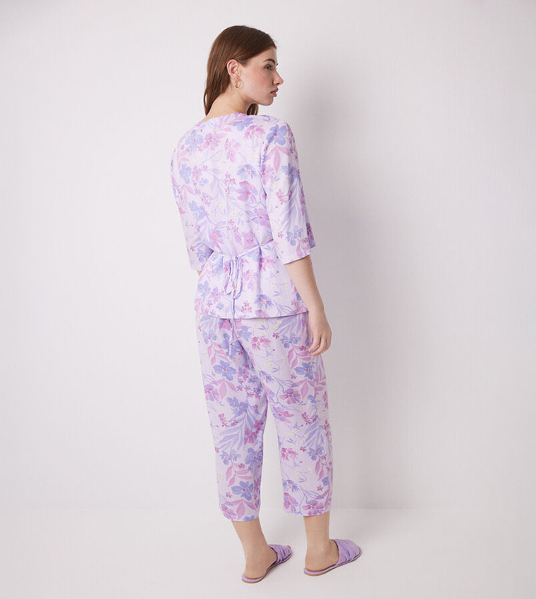 3-Piece Printed Pyjama Set