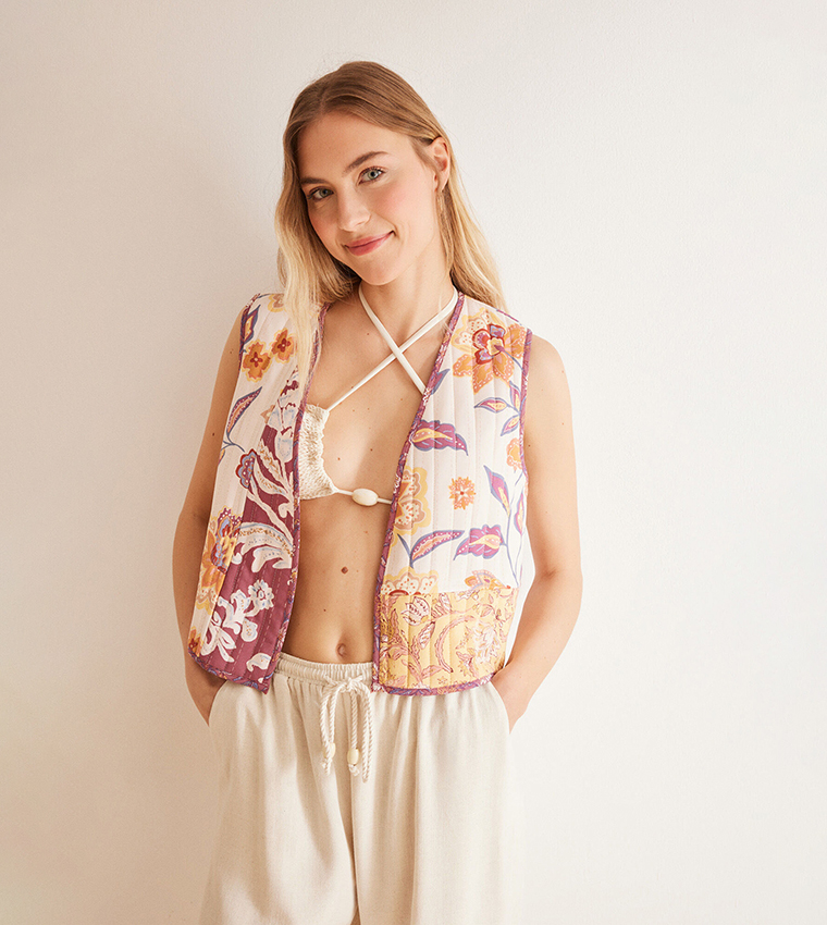 بنطال برباط على الخصر سادة