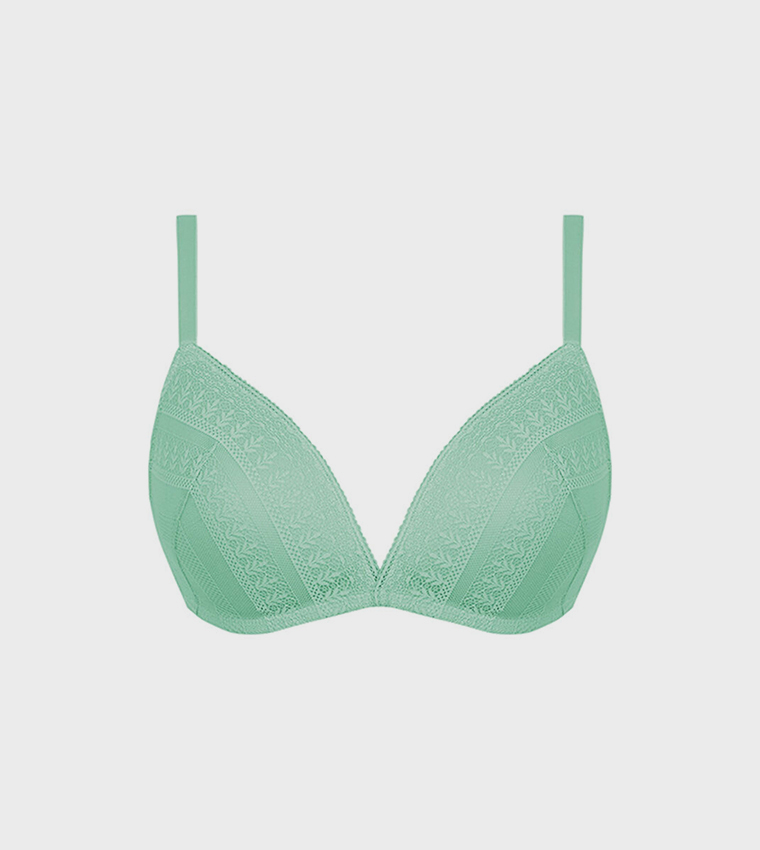 Lace Detail Push Up Bra