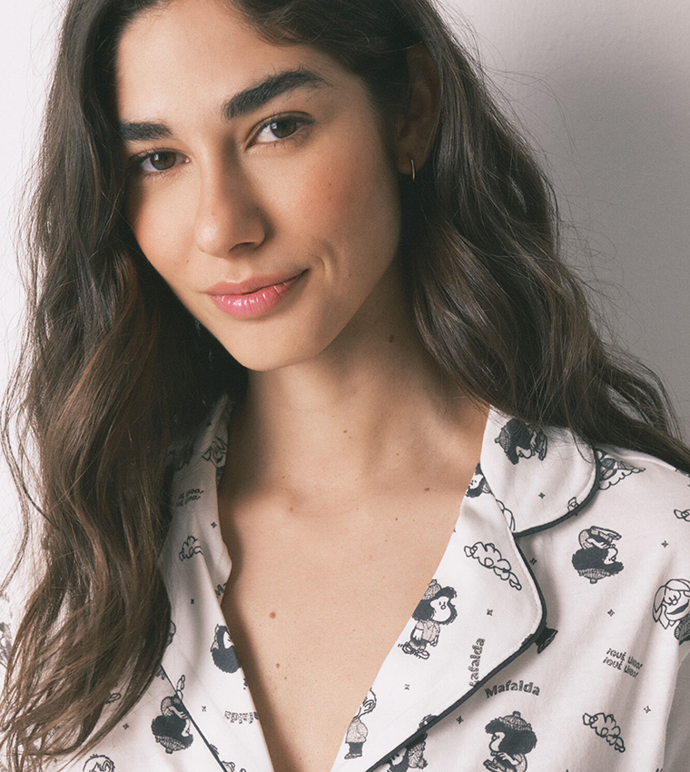 Mafalda 100% Cotton Classic Pyjama Set