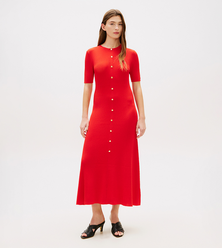 midi green dresses for women Petal and Pup Women's Tierney Midi Dress