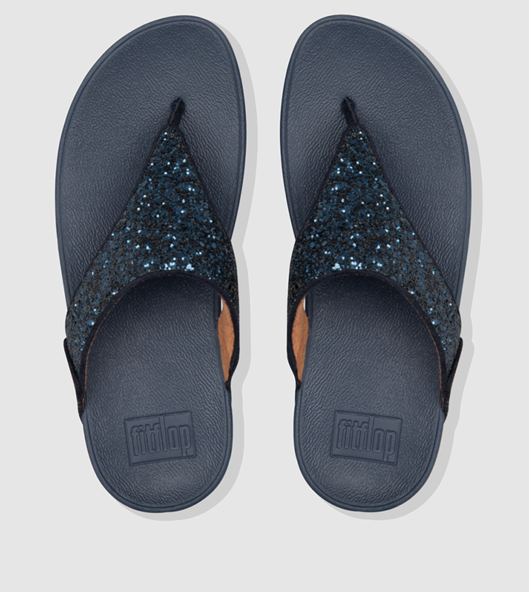 فت فلوب  صنادل كاجوال - أزرق Wedge Sandals