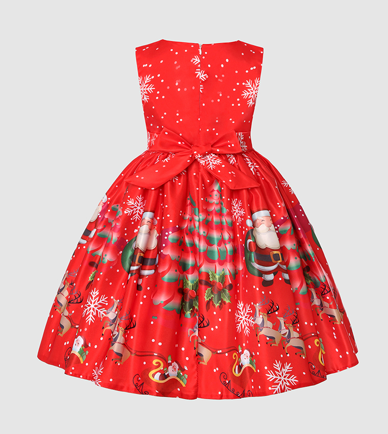 white christmas dresses Snowflake Magic Plaid Christmas Dress – Mia Belle Girls