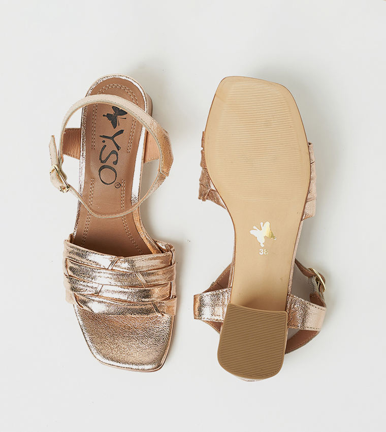 TINLEY Open Toe Heel Sandals