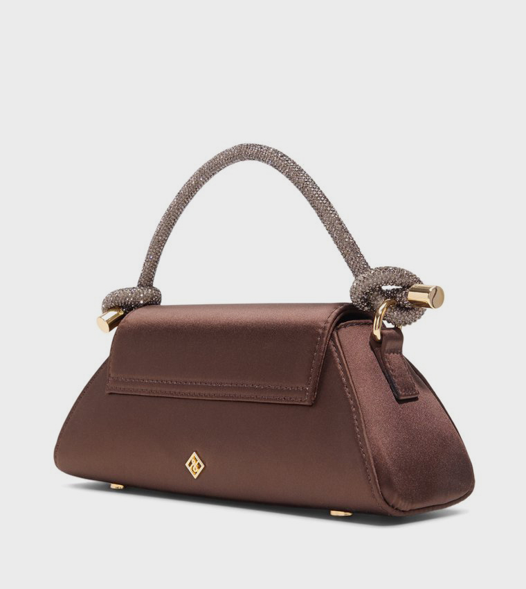YBUTHA Embellished Flap Handheld Bag