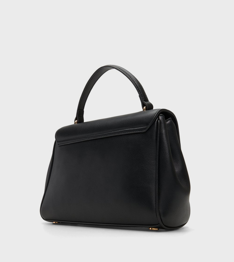 YOLANDAA Textured Top Handle Bag