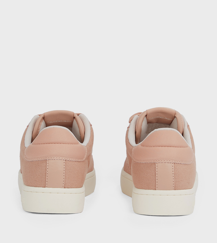 Monogram Detail Lace Up Platform Sneakers