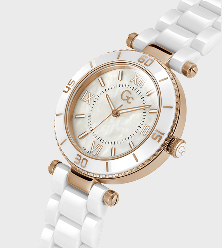 Muse Ceramic Analog Watch, 34mm