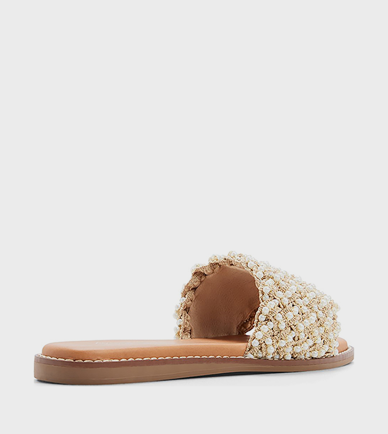 Call it Spring  Flat Sandals - White Flat Sandals