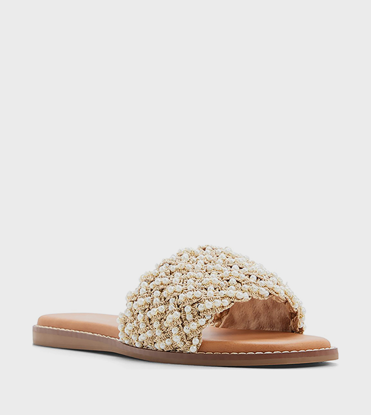Call it Spring  Flat Sandals - White Flat Sandals