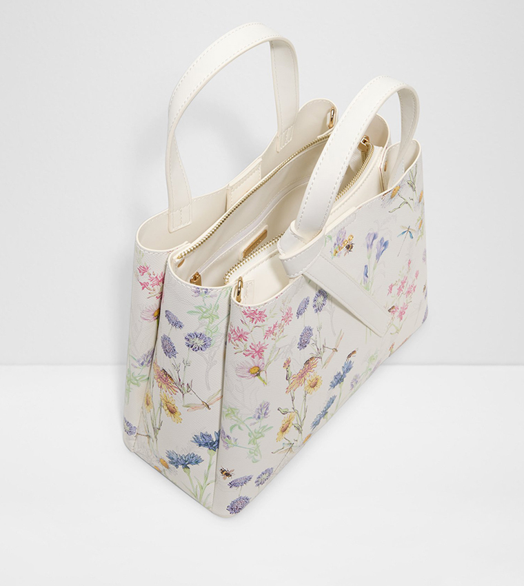 ZARIA Floral Printed Satchel Bag