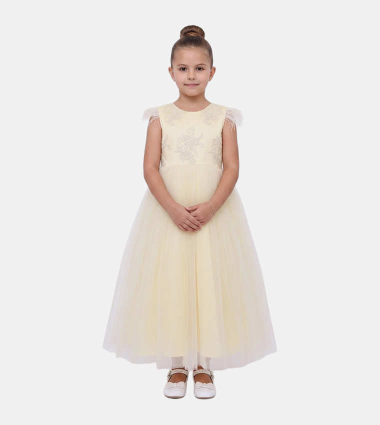 BIDANI  Party Dress - Cream Party Dress