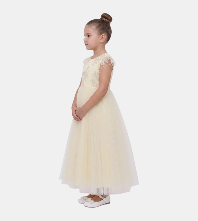 BIDANI  Party Dress - Cream Party Dress