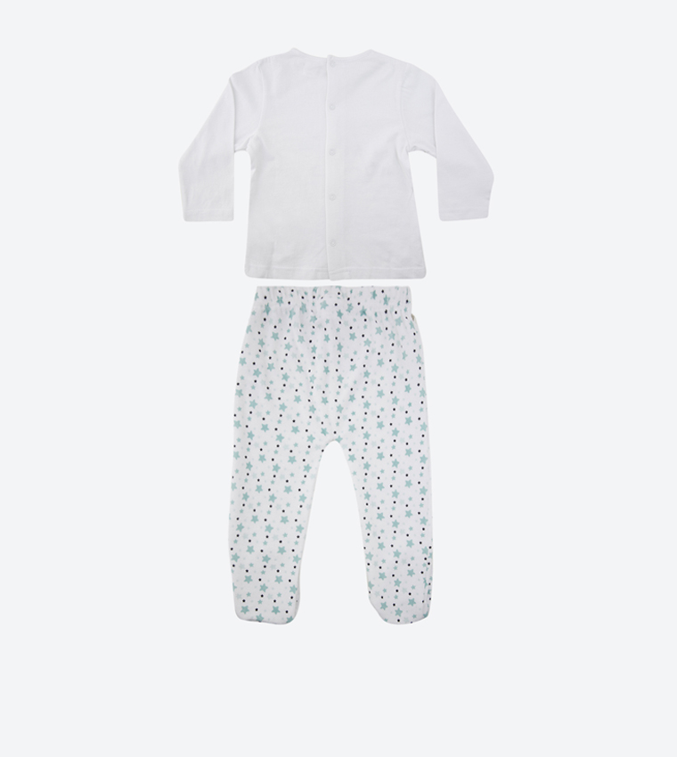 طقم - أبيض - ZG 1J36035