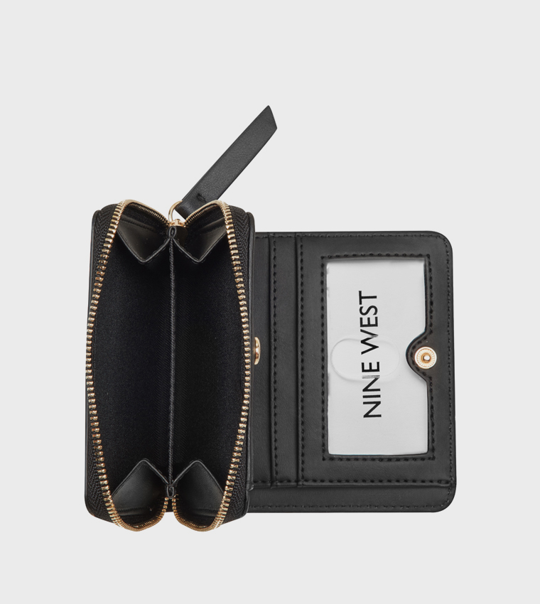 Patterned Zip Around Wallet