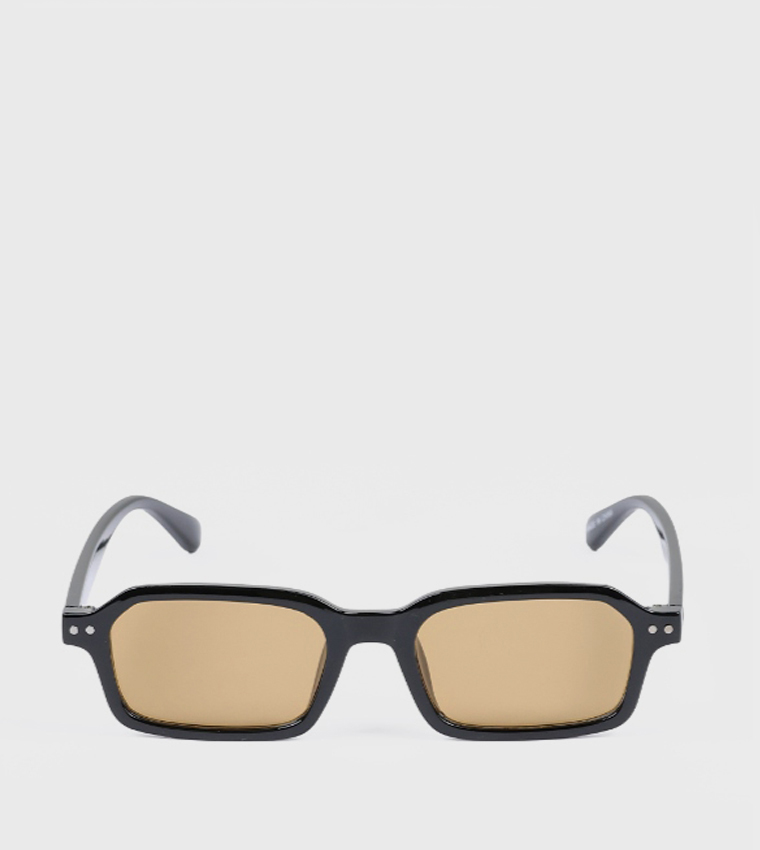 Noir Rectangle Sunglasses