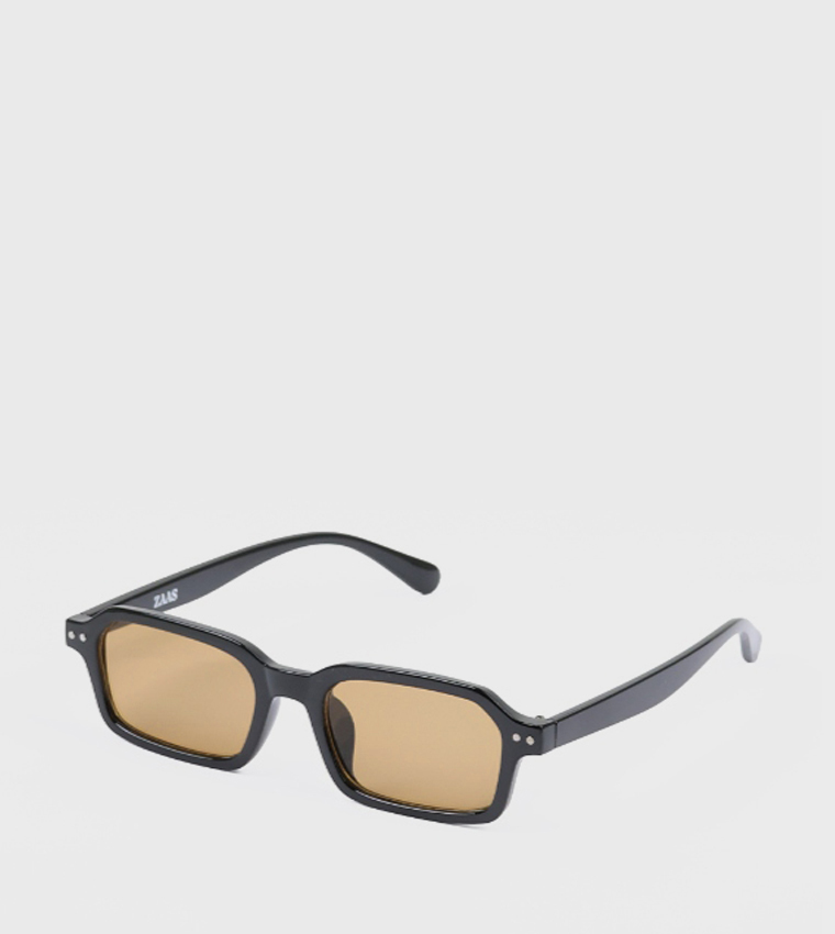 Noir Rectangle Sunglasses