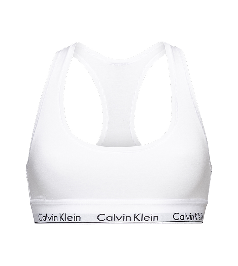 Logo Band Detail Sports Bra