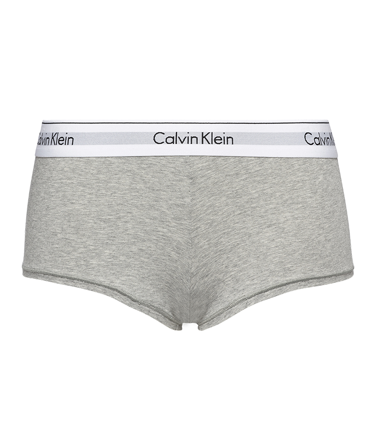 Buy Calvin Klein High Waisted Hipster Panty Modern Cotton In Grey