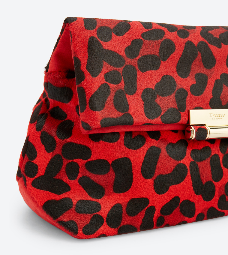 Dune red clutch online