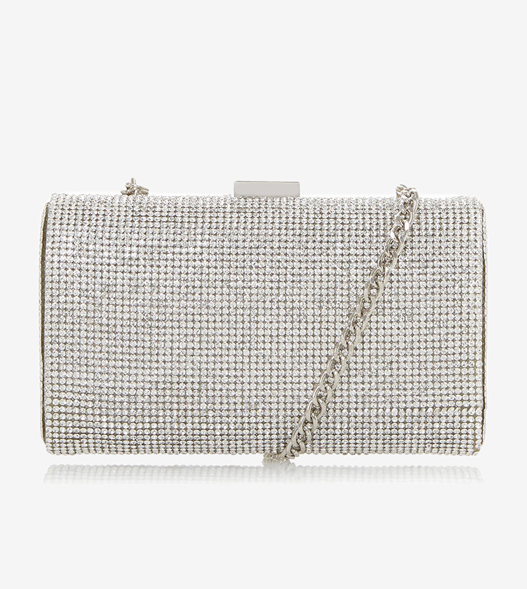 حقيبة يد -فضي