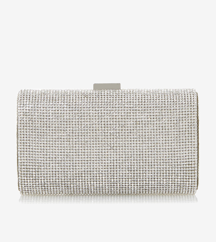 حقيبة يد -فضي