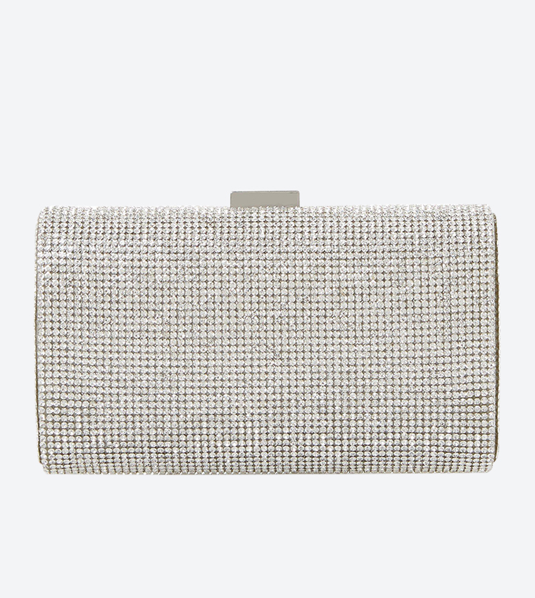 حقيبة يد -فضي