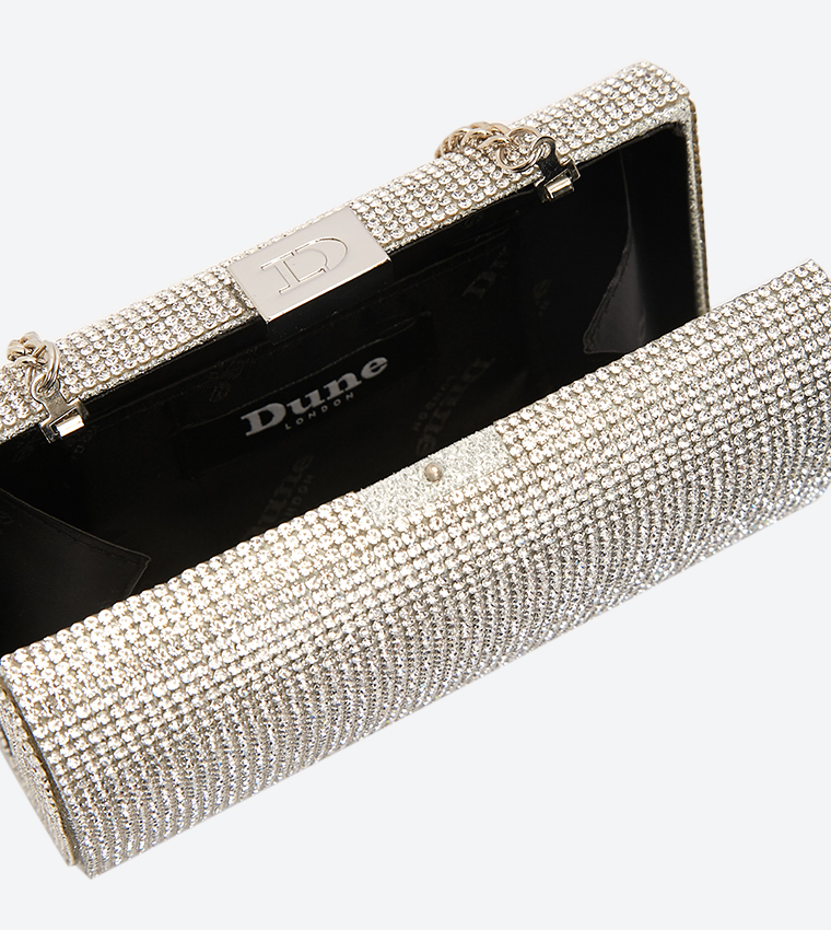 حقيبة يد -فضي