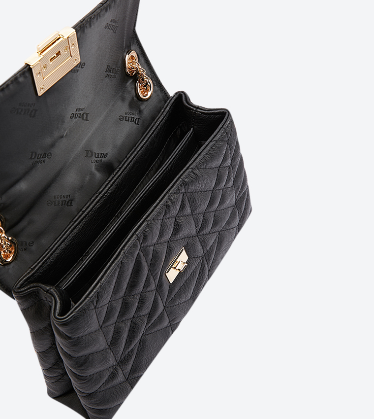 Buy Dune London Evangelina Quilted Shoulder Bags Black 0009500110246038 In Black 6thStreet Kuwait