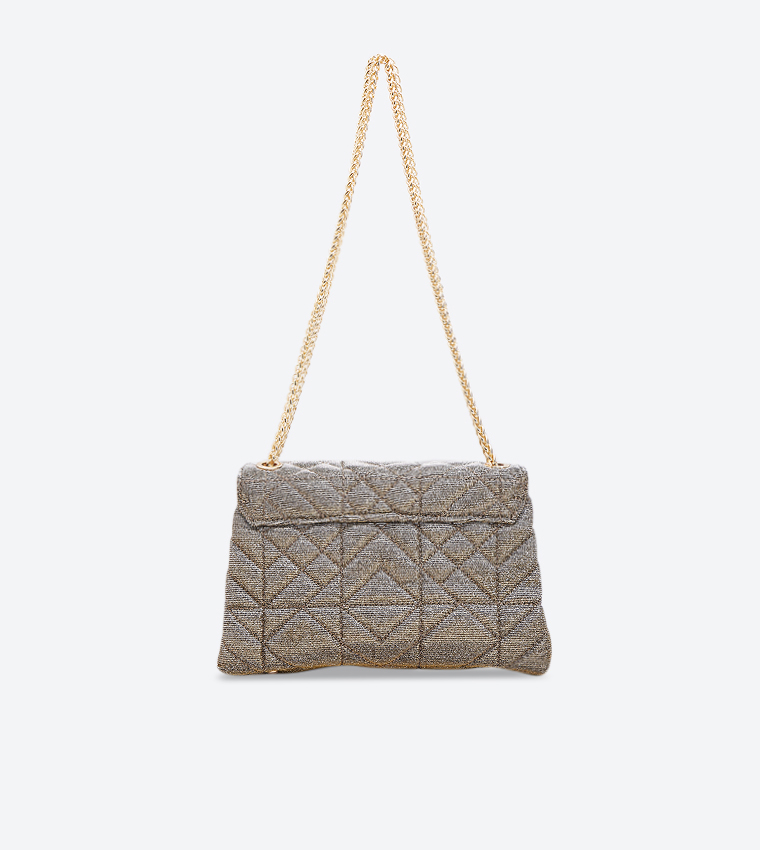 Buy Dune London Evangelina Di Quilted Shoulder Bags Gold 0009500110246395 In Gold 6thStreet Qatar