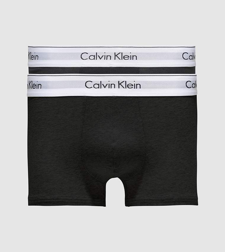 Buy Calvin Klein Pack Of 2 Trunks In Black 6thStreet UAE