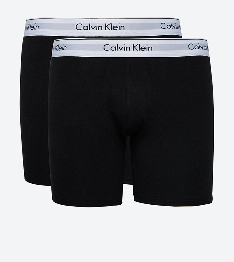 Buy Calvin Klein Pack Of 2 Boxer Briefs In Black 6thStreet UAE