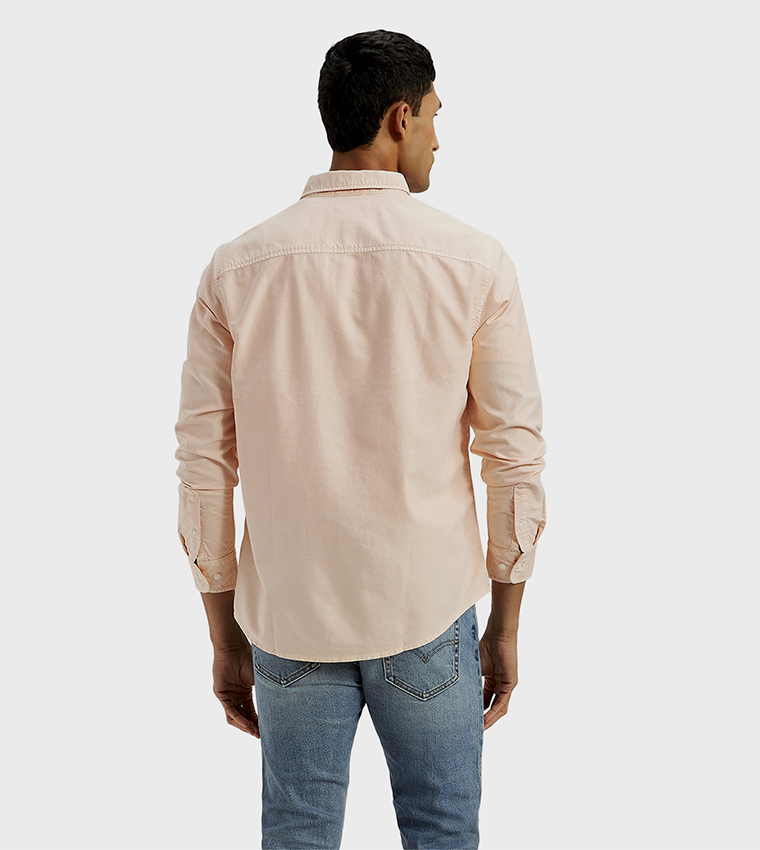 Logo Embroidered Long Sleeves Shirt