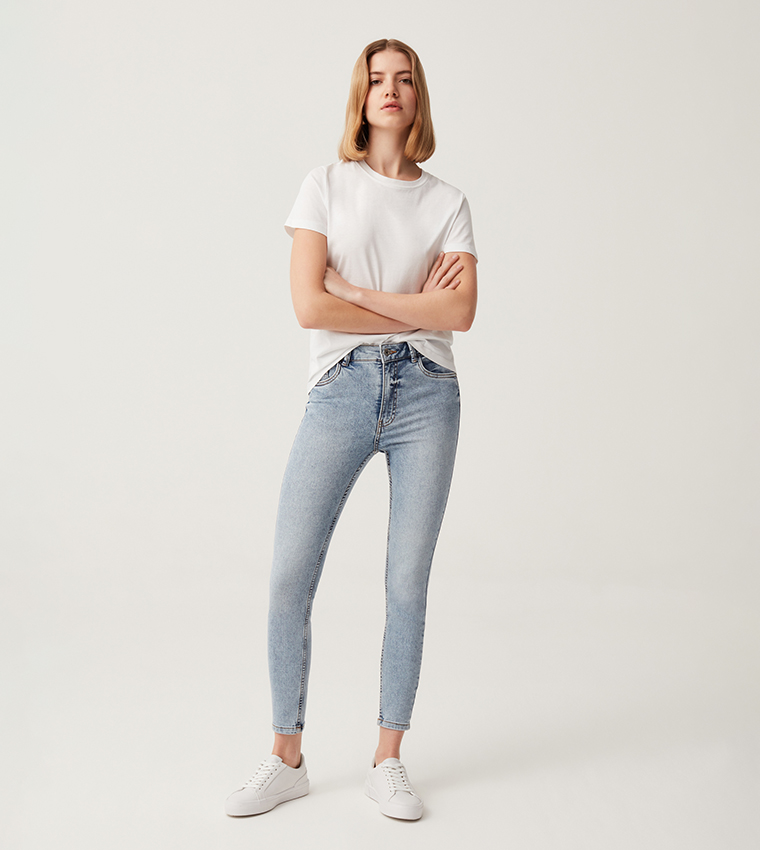 High Rise Skinny Fit Jeans