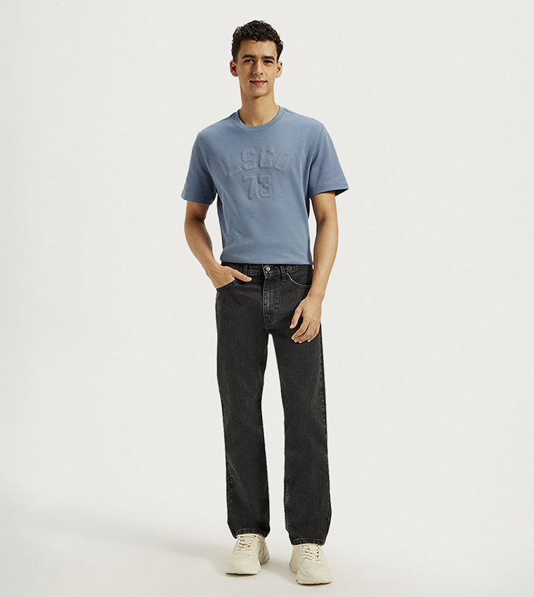 505 Mid Rise Straight Fit Jeans