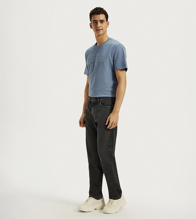505 Mid Rise Straight Fit Jeans