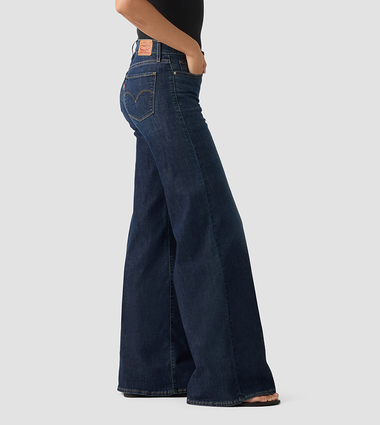 318 Washed Shaping Wide Leg Jeans