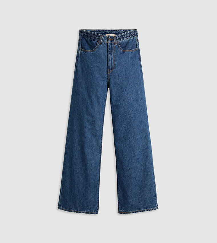 Washed Wide Leg Jeans