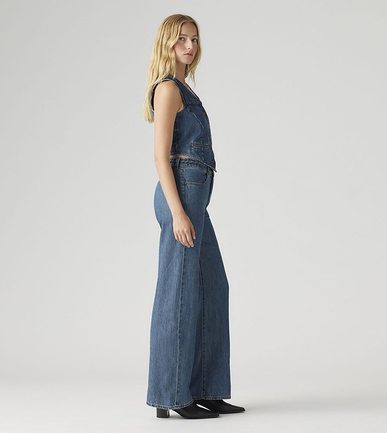 Washed Wide Leg Jeans