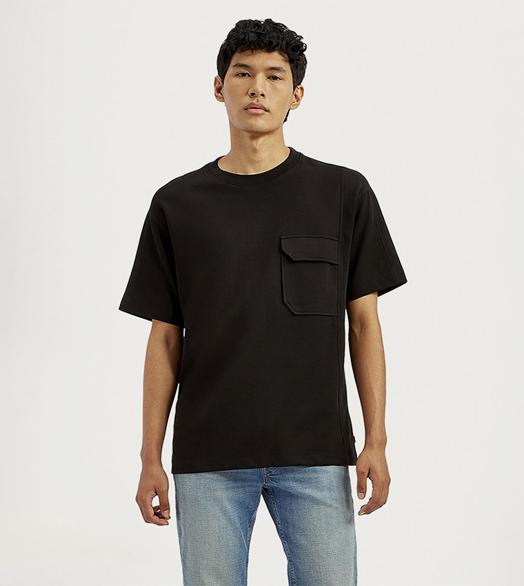 Pocket Detail Crew Neck T-Shirt