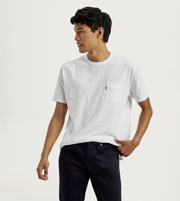 Pocket Detail Crew Neck T-Shirt