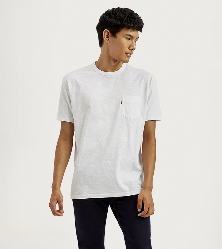 Pocket Detail Crew Neck T-Shirt