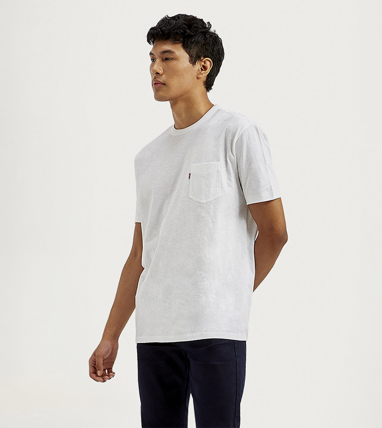 Pocket Detail Crew Neck T-Shirt