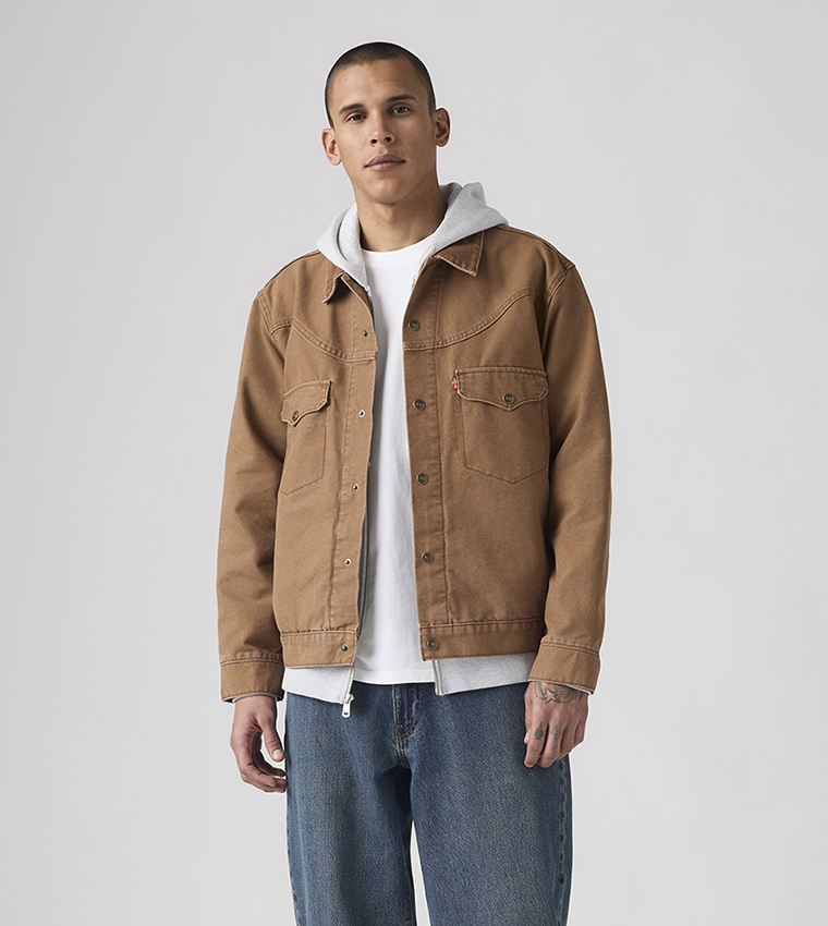Western Shorthorn Trucker Denim Jacket