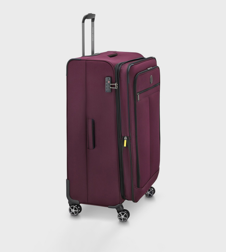 PRISCILLA Textured Trolley Bag, 80cm