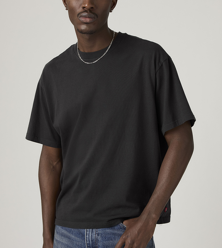 Solid Short Sleeves Boxy Fit T-Shirt