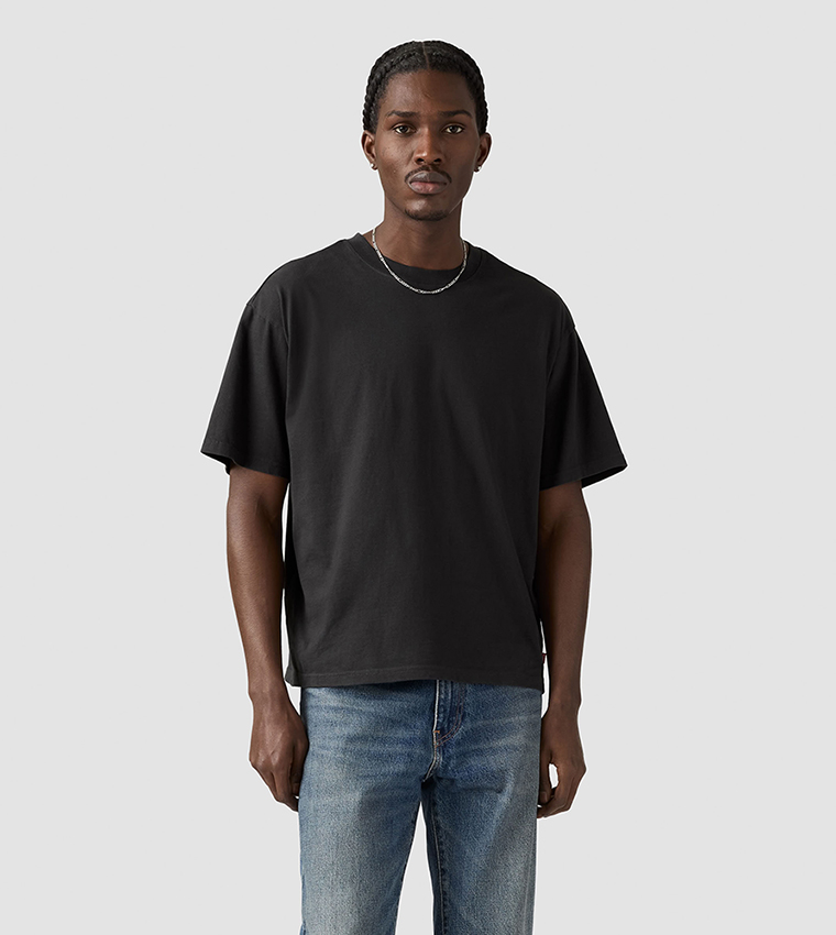 Solid Short Sleeves Boxy Fit T-Shirt