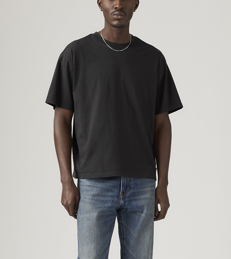 Solid Short Sleeves Boxy Fit T-Shirt