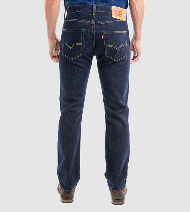 501 Original Straight Fit Jeans with 5 Pockets